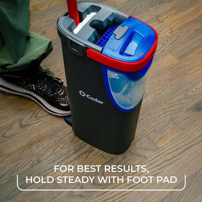 O-Cedar H2Pro Flat Mop System – Dual-Tank Cleaning for Spotless Floors