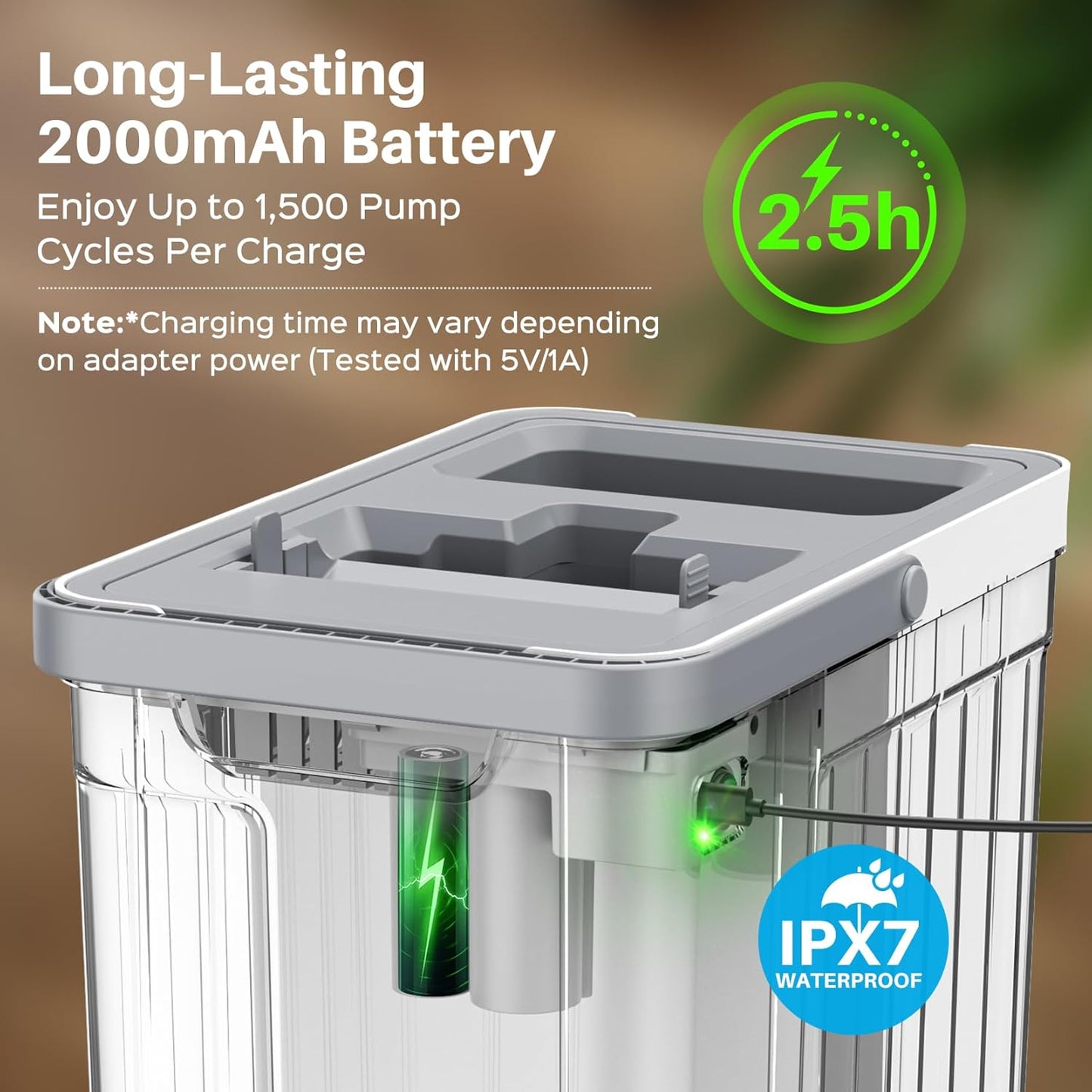 Self-Cleaning Flat Mop & Bucket Set with AUTO Pump 3-Zone Clean & Dirty Water System