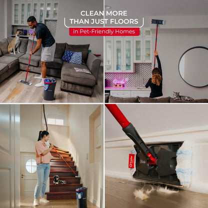 O-Cedar H2Pro Flat Mop System – Dual-Tank Cleaning for Spotless Floors