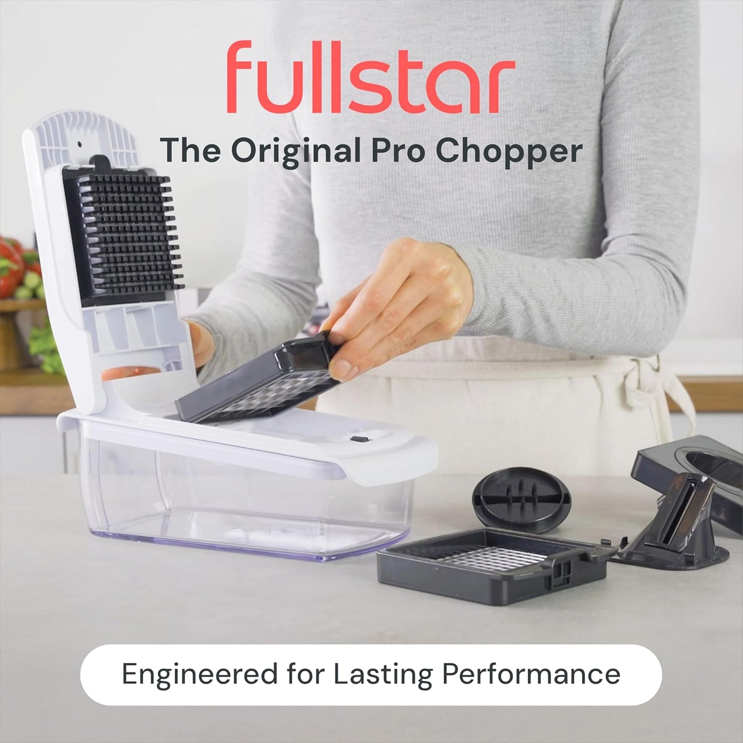Pro Original 4-in-1 Vegetable Chopper & Spiralizer – Fast, Easy & Mess-Free Food Prep