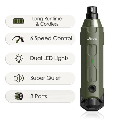 6-Speed Dog Nail Grinder Enhanced Pet Nail Grinder Super Quiet Rechargeable Electric Dog Nail Trimmer Painless Paws Grooming